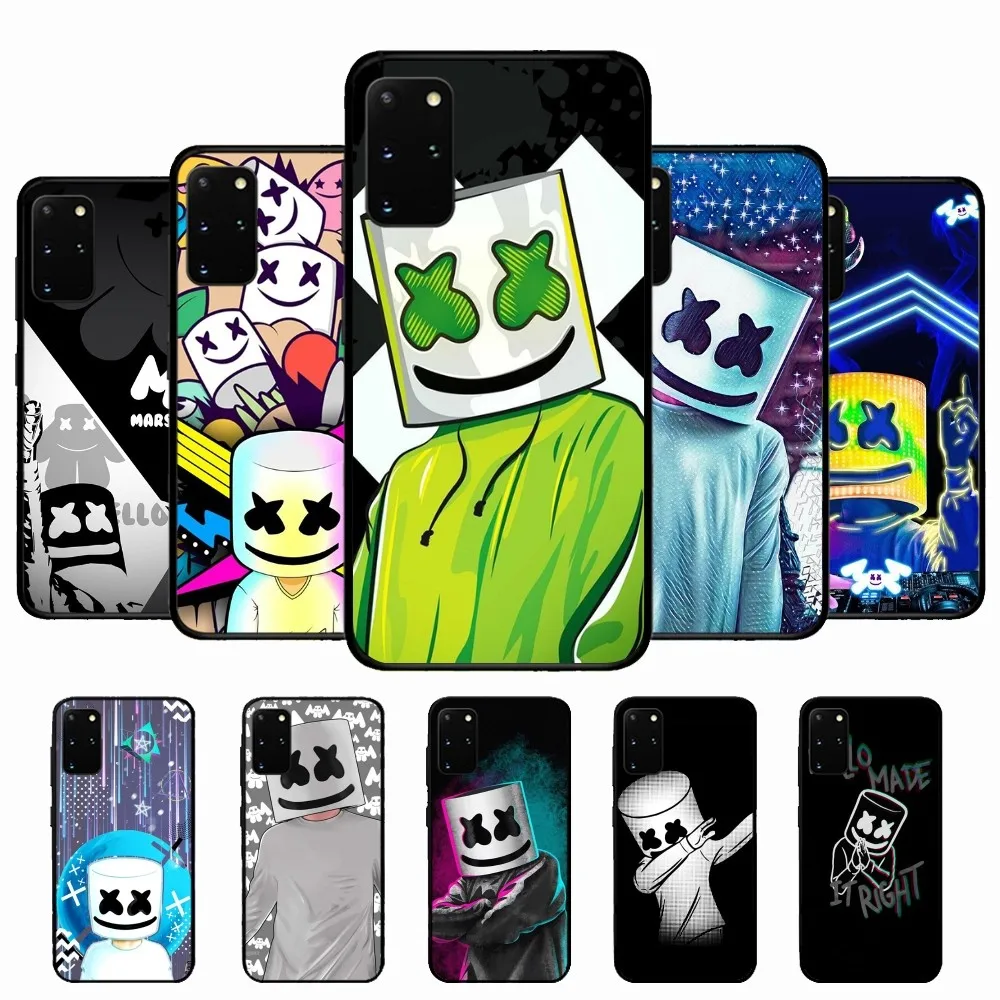 Чехол для телефона DJ Marshmello Samsung S 9 10 20 21 22 23 30 24 plus lite Ultra FE S10lite Fundas