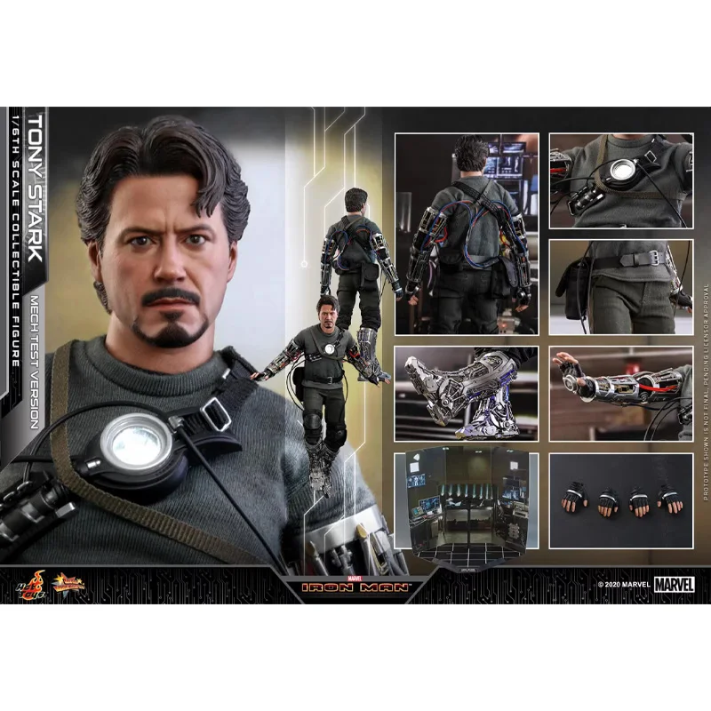 

In Stock Original 1/6 HOTTOYS HT MMS581 Tony Stark Iron Man Anime Figure Model Collectible Action Toys Gifts