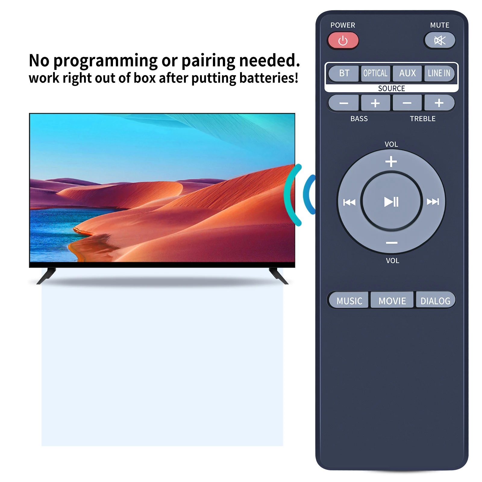 Пульт дистанционного управления для Soundbar ilive ITB295 ITB195 ITB195B ITB296B ITBSW397B