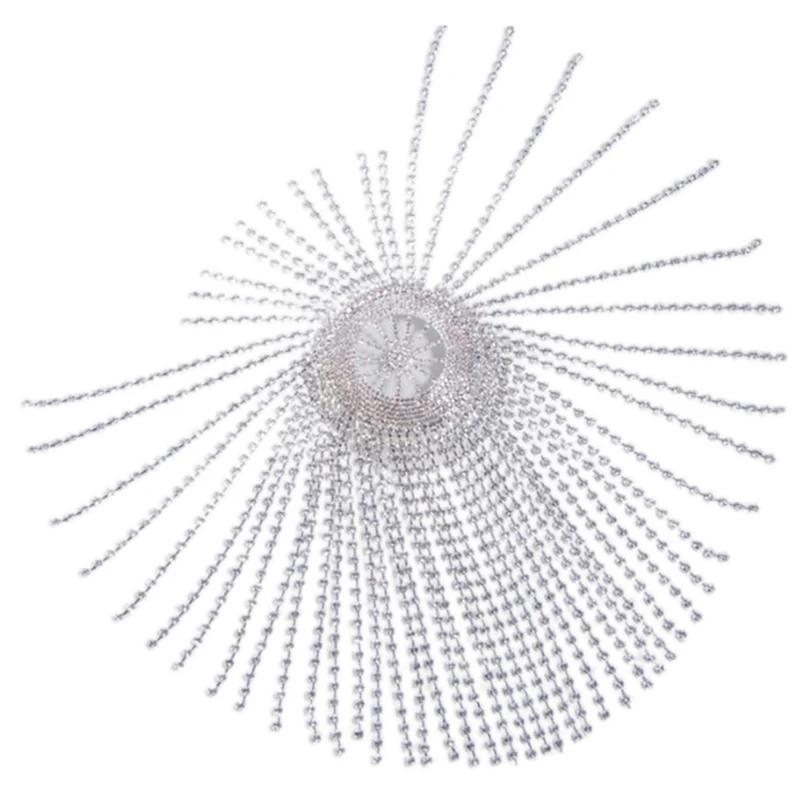 

Exaggerated Tassel Hair Accessories Ethnic Style Niche Design Temperament Rhinestone Forehead Accessories