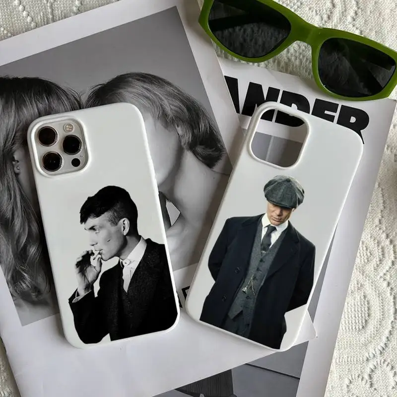 

Peaky Blinders tv show Phone Case Candy Color for iPhone 6 7 8 11 12 13 s mini pro X XS XR MAX Plus
