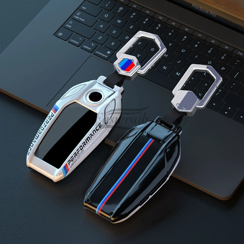 

Car Display Key Case Cover Holder Chain For BMW 530 730 740 G11 G12 G32 X3 X5 i8 I12 I15 2018 2019 2022 Car Styling