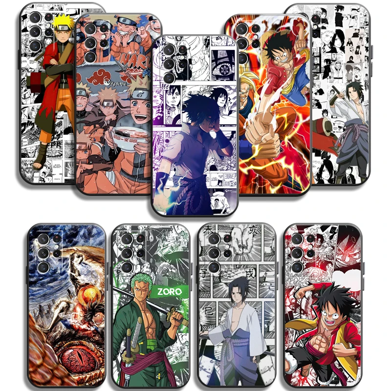 

Naruto One Piece Anime Phone Cases For Samsung Galaxy A21S A31 A72 A52 A71 A51 5G A42 5G A20 A21 A22 4G A22 5G A20 A32 5G A11