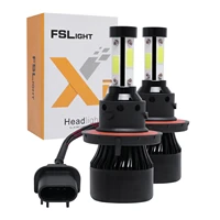 2pcs h4 h7 h8 h11 h1 h3 9005 led headlight bulb 6000k suitable for high beam surface cob chip 8000lm h13 car light auto fog lamp