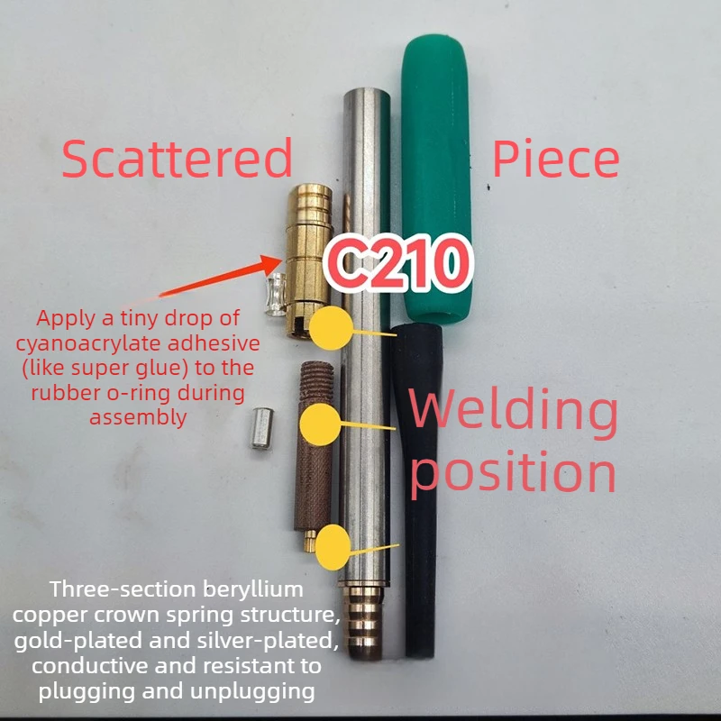 

Рукоятка из нержавеющей стали C245 для паяльника JBC