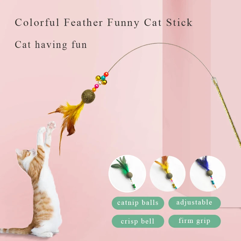 Новая забавная игрушка для кошек с шариком из кошачьей мяты искусственная