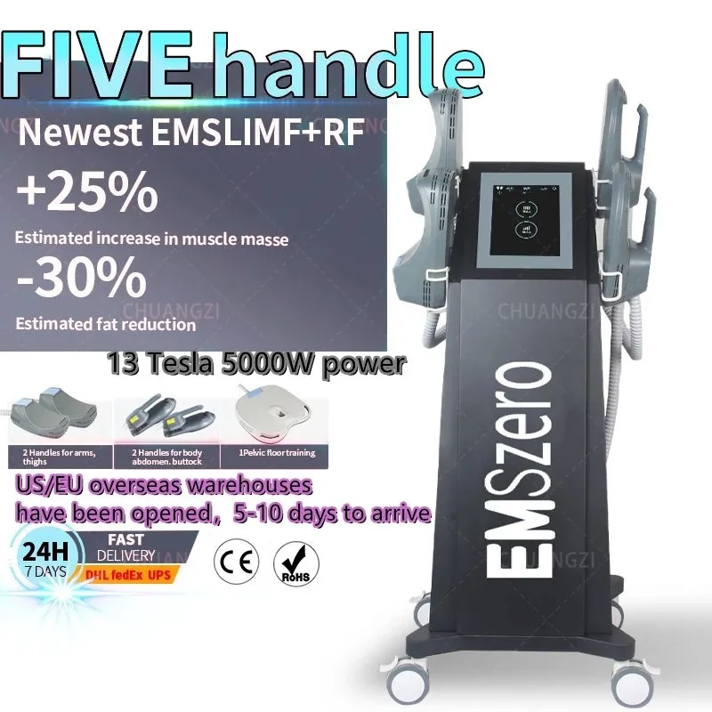 

Best Selling Neo DLS-EMSLIM Nova 13 Tesla 5000W High Power 4 RF Handles Hi-emt Body Sculpt EMS Muscle Stimulate Emszero Machine