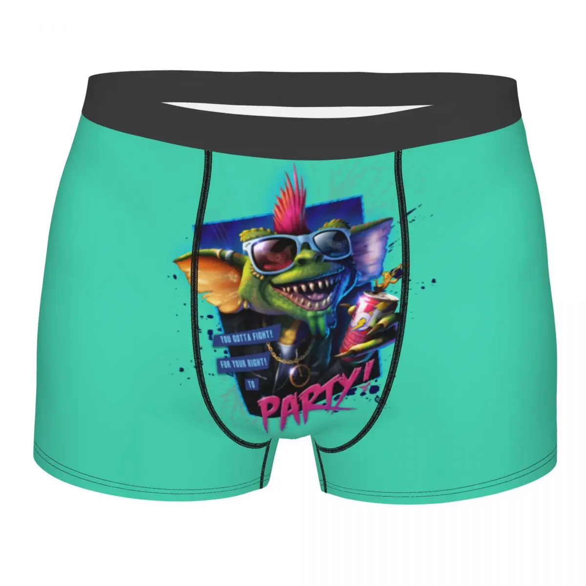 Мужское забавное нижнее белье из Gizmo Gremlins на заказ фильма 80-х годов Mogwai Monster Horror