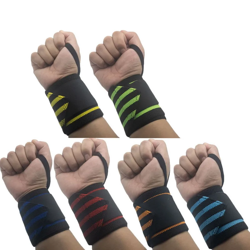 

1Pcs Pro Gym Wrist Strap Fitness Training Wristband Hand Wrap Wrist Brace For Carpal Tunnel crossfit Weightlifting Wrist Support