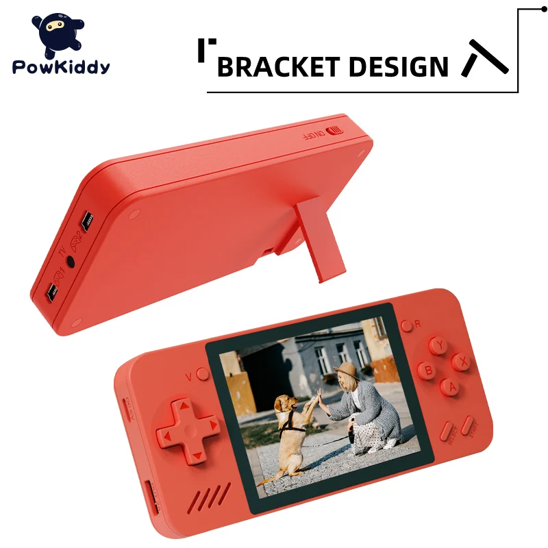 

POWKIDDY Q35 Handheld Game Console 5000mAh Mobile Power Supply 8 Bit Game Cheap Children's Gifts Av Out Support Two Players