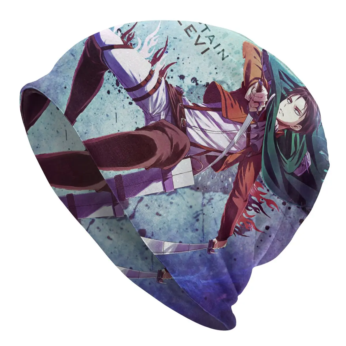 

Attack On Titan Bonnet Hat Knitted Hat Hip Hop Street Anime Skullies Beanies Hat Unisex Summer Head Wrap Cap