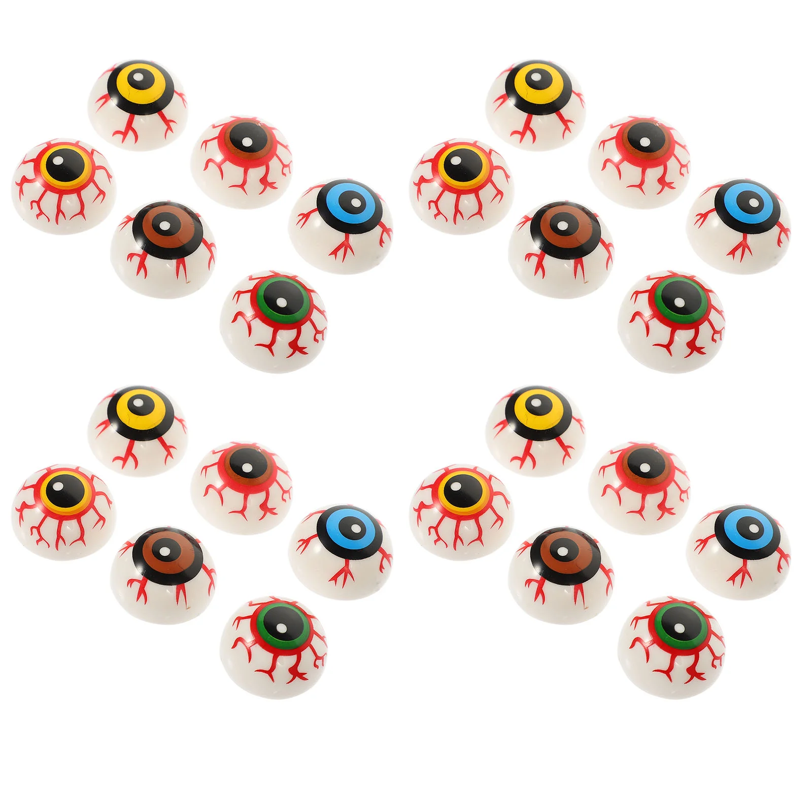 

24pcs Halloween Scary Eyeballs Hollow Eyeballs Halloween Party Ornament