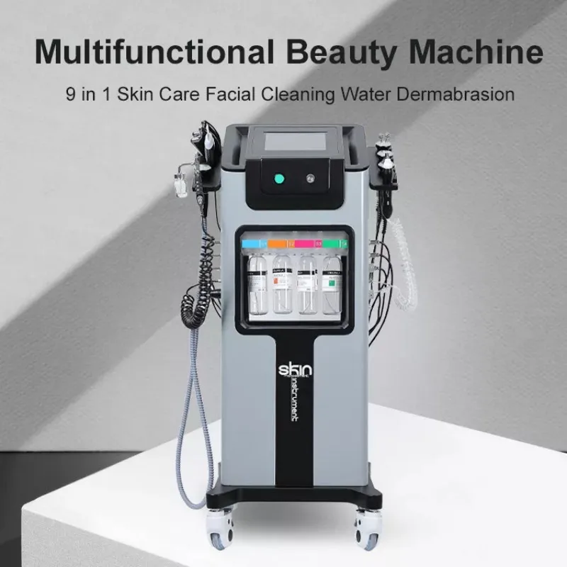 

Hydrafacial Beauty Machine 8 In1 Multi-function Microdermoabrasion Facial Skin Care Cleansing Water Grinding H2O2 Bubble