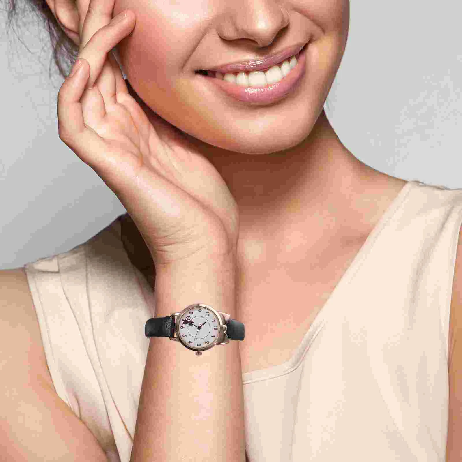 Женские часы декоративные наручные электронные маленькие вечерние пуговицы