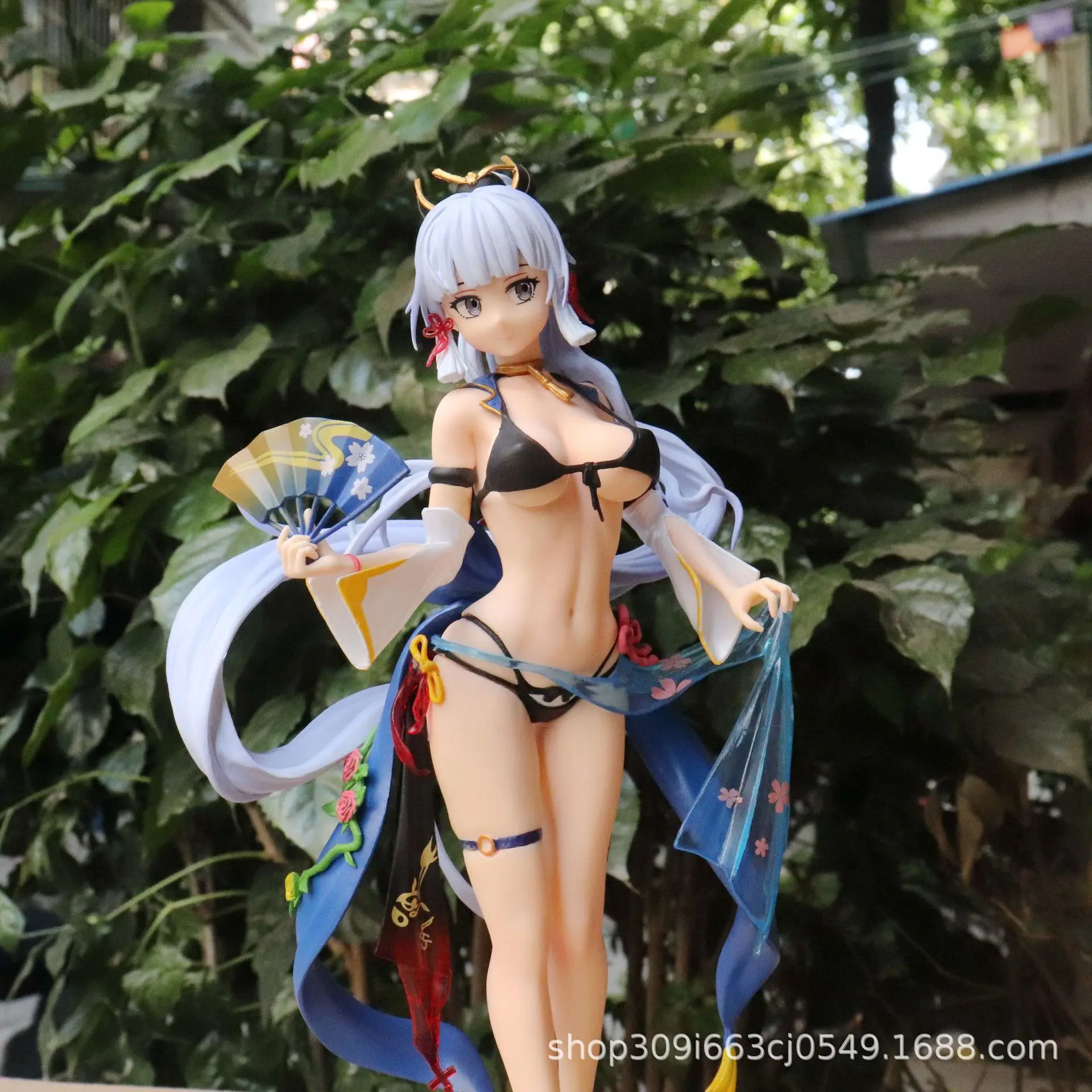 

2023 New Game Genshin Impact Anime Figure PVC Action Figure Kamisato Ayaka swimwear Figurine Collection Model Doll Toy Gift