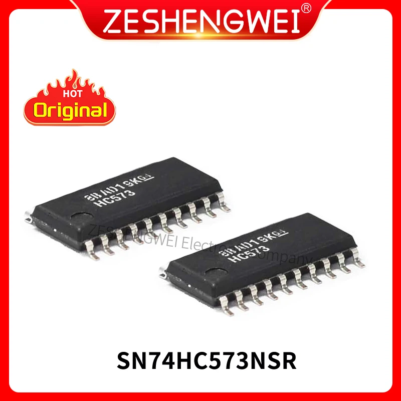 

New and original SN74HC573NSR HC573 SOP20 5.2MM Latch chip IC technology is 5.2 MM, chip registers, absorbing tri-state output
