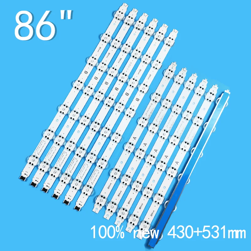 Светодиодная лента для 86UK6300 86UK6500PCB 86UK6570PUB 86UK7500 86UK8070AUB 86UK8070PUA SVL860A03A SVL860A03B trident_86uk65 _ a