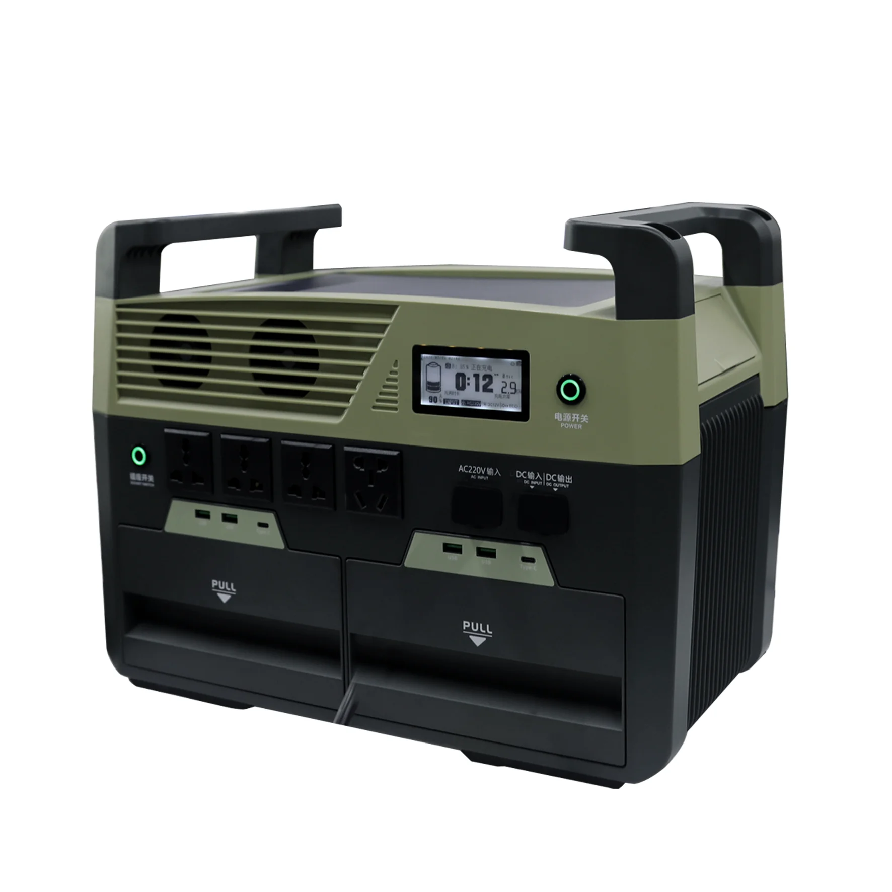 Home Outdoor Camping Portable Power Station 3200W 3000W lithium ion Battery Solar Power Bank