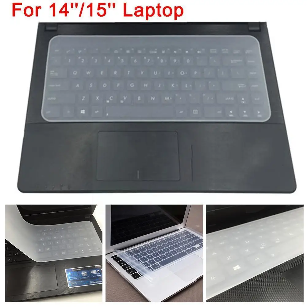 

Waterproof Laptop Keyboard Protective Film 14 Or 15 Cover Cover Inch Notebook Dustproof Keyboard Keyboard Film Silicone Lap Y9h3