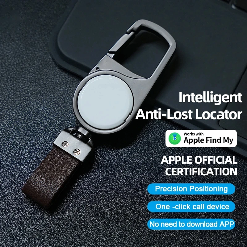 Брелок для ключей iPhone Device Smart GPS Bluetooth Locator Apple MFI Rated Anti Lose Tracker работает с