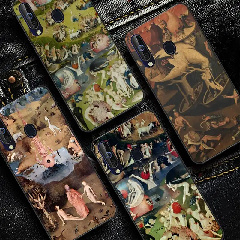 

TOPLBPCS Hieronymus Bosch Art paintings Phone Case for Redmi 8 9 9A for Samsung J5 J6 Note9 for Huawei NOVA3E Mate20lite cover