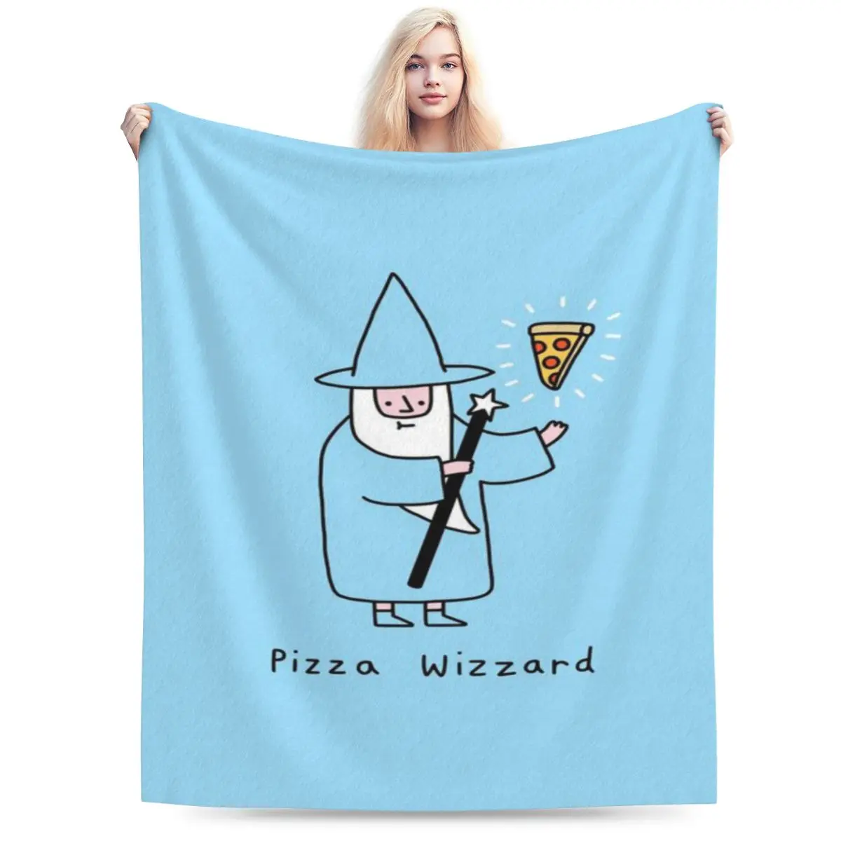 Pizza Wizzard Ультрамягкое одеяло из микрофлиса