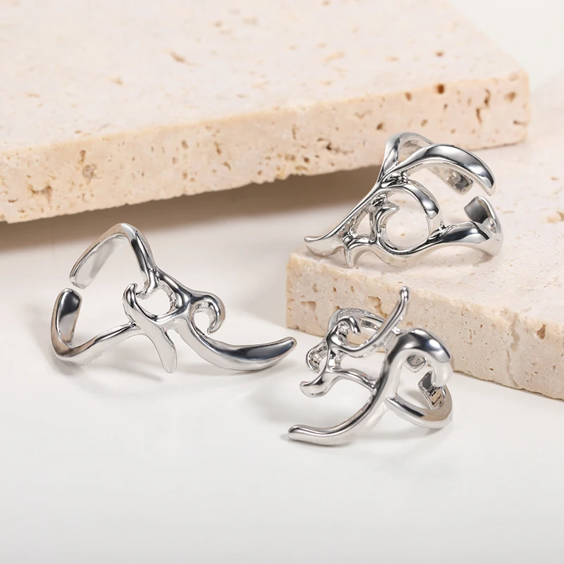 3 шт./компл. модные крутые кольца для ногтей на кончиках пальцев женщин и мужчин