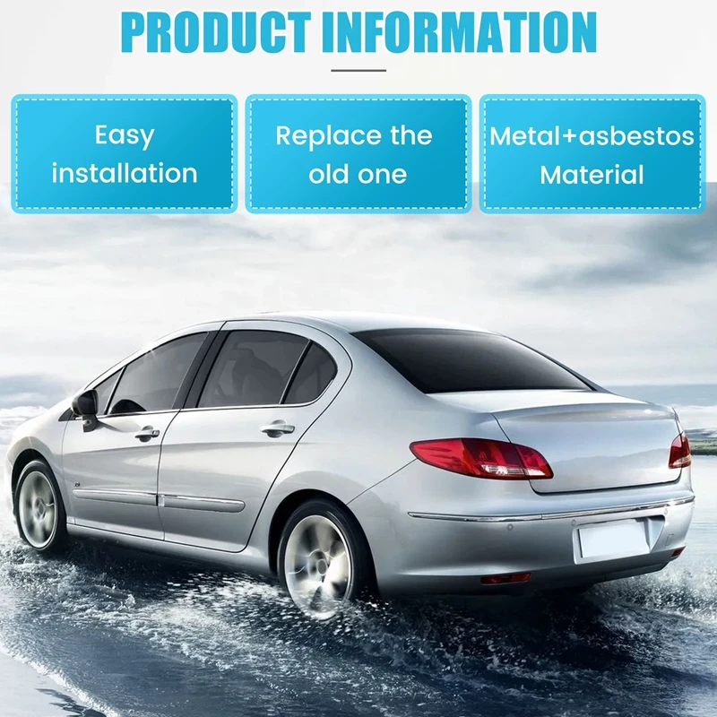 Автомобильные передние тормозные колодки в сборе суппорты 1612886480 для Peugeot 308 408