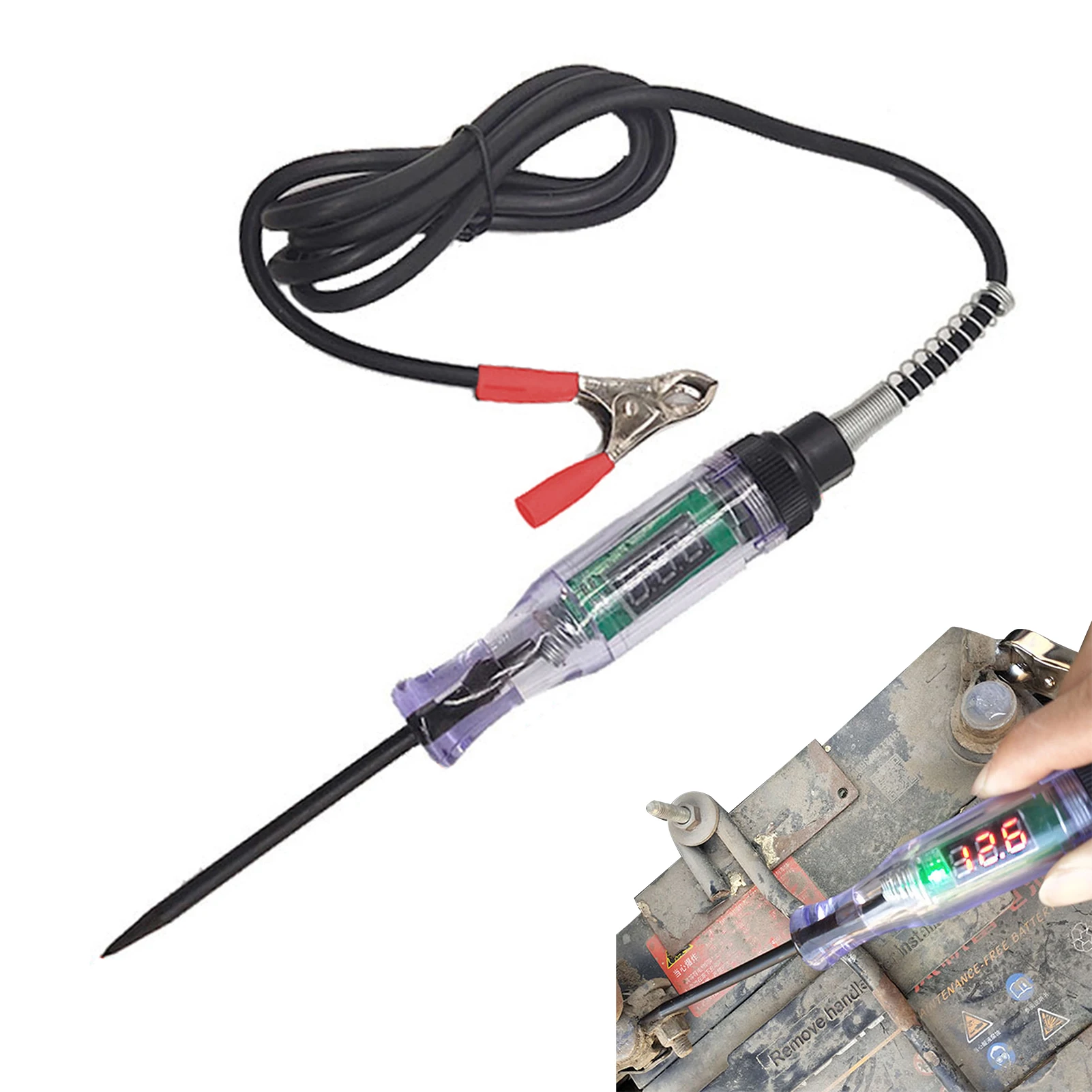 

3V To 70V Automotive Circuit Tester LED Digital Display Design Electric Tester Pen Portable Voltage Tester With Sharp Carbon