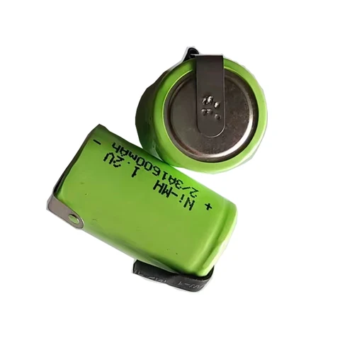 2/3 А, 1,2 в, 1600 мАч, перезаряжаемая батарея Ni-MH для электробритвы Philips HQ26 HQ26/A 17*28 мм