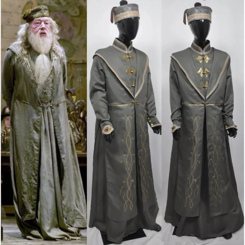 

Harries Dreamer Dumbledore Cos Costume Albus Potters Cosplay Costume Anime Clothing Principal Wizardry Complete Party Supplies