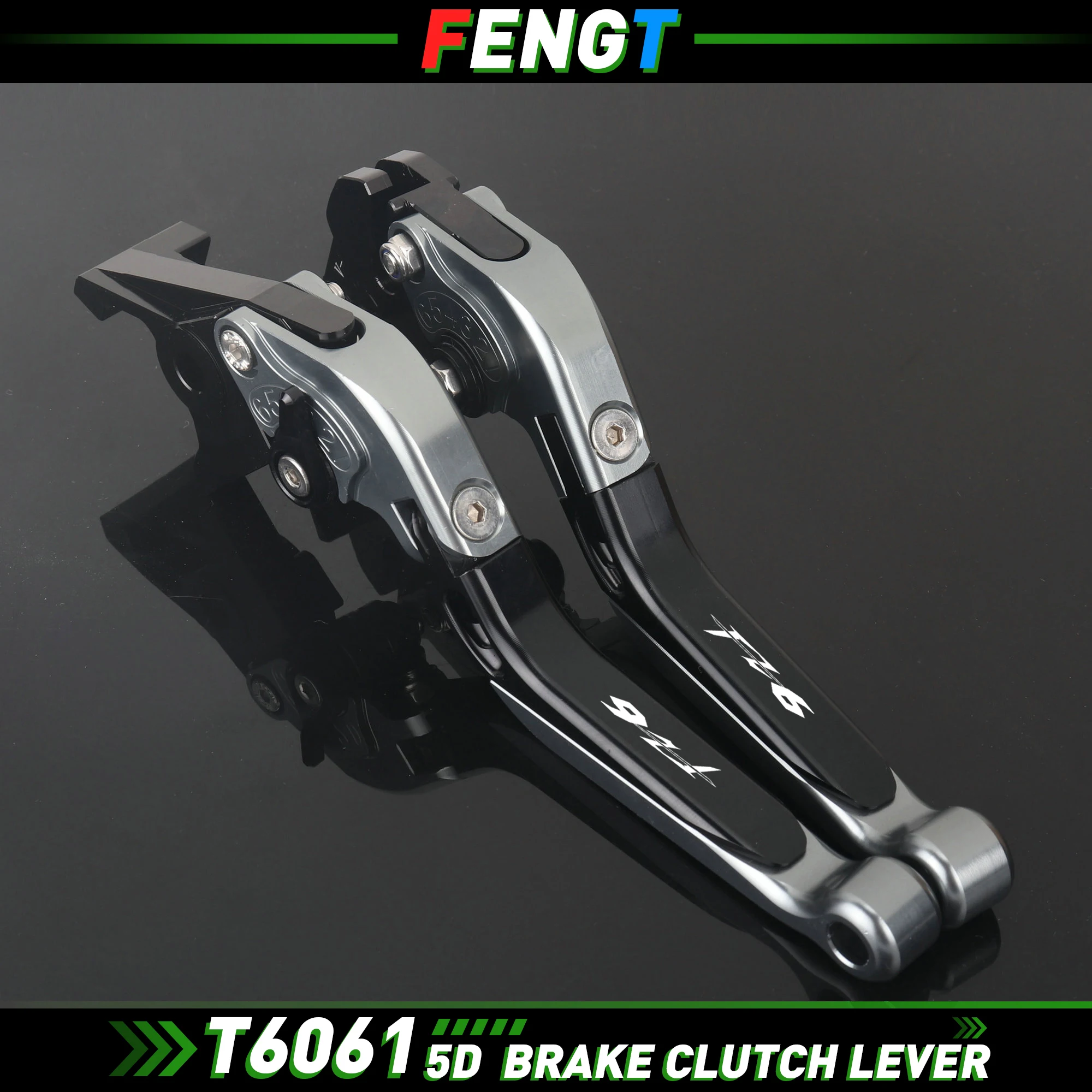 

Рычаги сцепления тормоза для мотоцикла Yamaha FZ6 FAZER FZ-6 2004-2010 FZ 6, набор регулируемых складных рычагов сцепления ручки