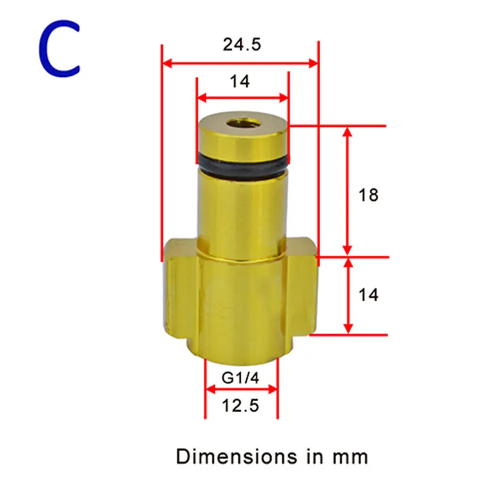 Металлический адаптер, насадка для пены, генератор пены, пистолет для мойки высокого давления, пенообразователь для мыла для Nilfisk Karcher Huter Elitech Lavor