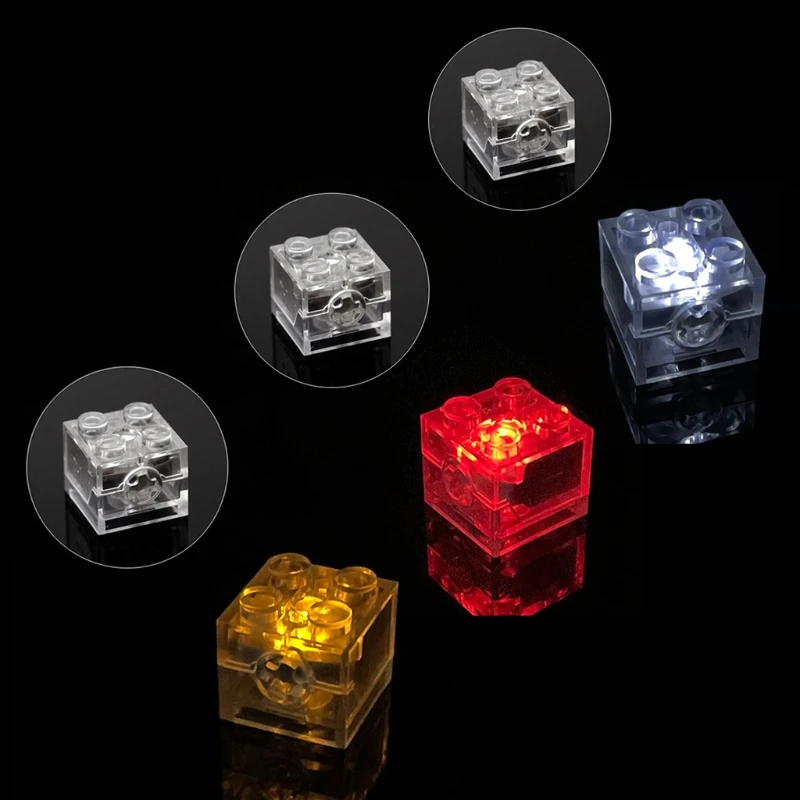 

1PCS Color LED Light Flashing Building Blocks Accessories for Kids