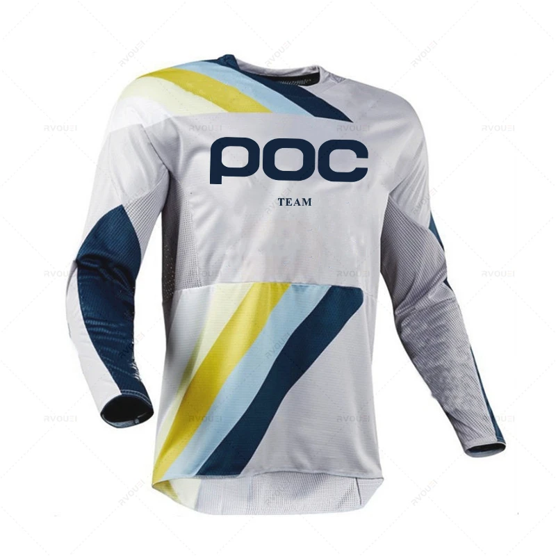 

2022 Джерси для мотокросса Mtb, Горные Джерси Fxr, Велоспорт, горный велосипед DH Maillot, Мужская быстросохнущая Джерси команды Poc Джерси