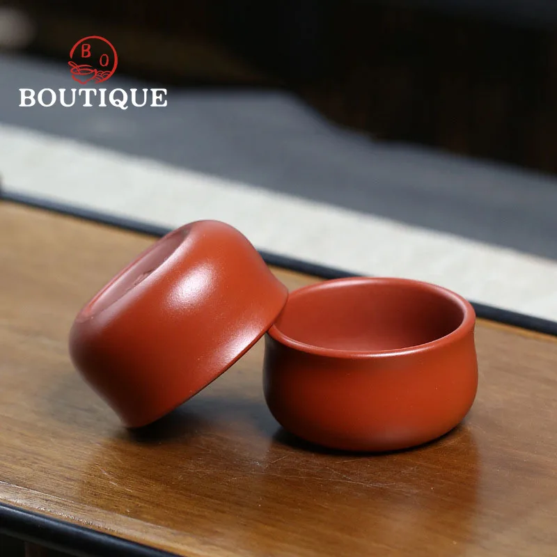 2 шт./лот 50 мл Yixing Boutique фиолетовая глиняная чашка для чая дорожная чайная ручной