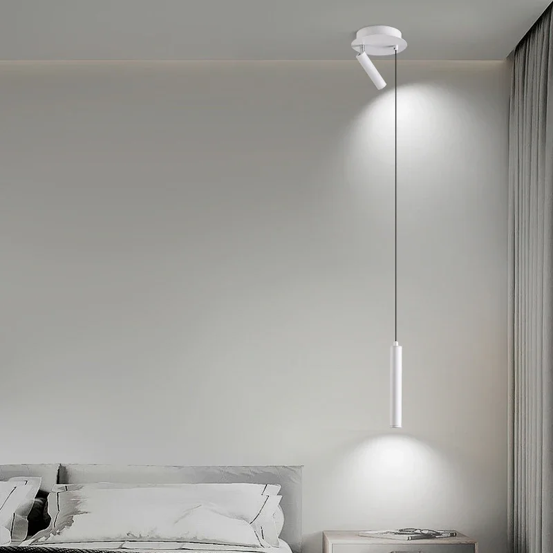 Скандинавская Подвесная лампа Hongcui современная простота прикроватная для