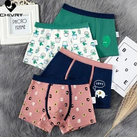 4pcslot kids boys underwear cartoon childrens shorts panties for baby boy boxers stripes teenager underpants for 2 14t