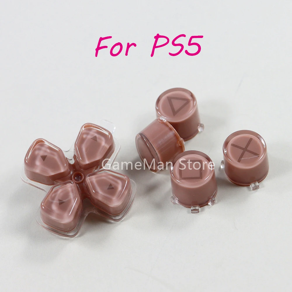 Пластиковые кристальные кнопки ABXY D Pad для игровых приставок PlayStation 5 PS5
