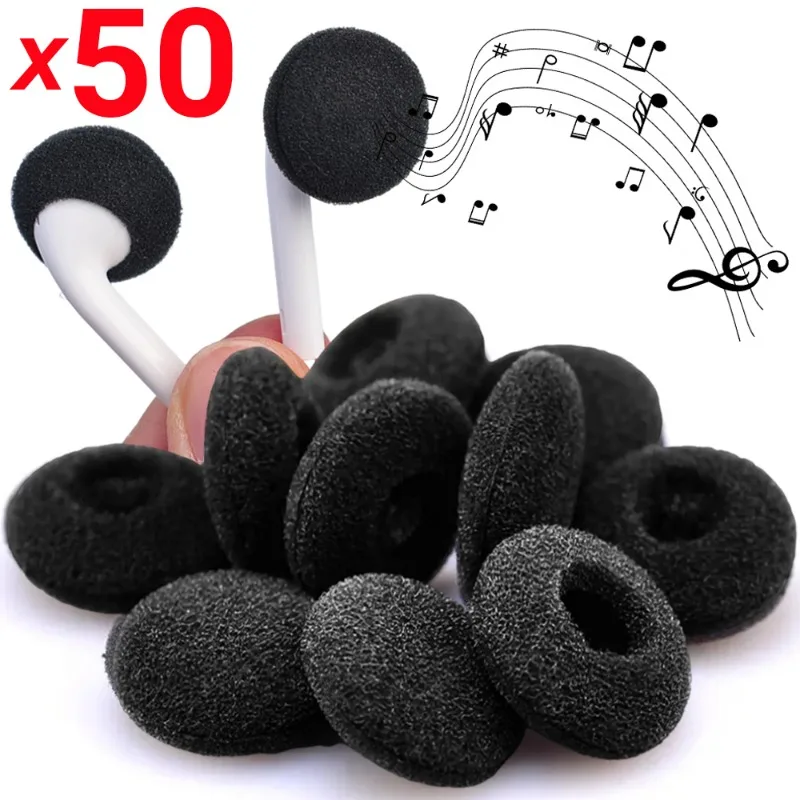 50-20 шт. губчатые наушники защитные насадки для наушников губчатый чехол 18 мм с
