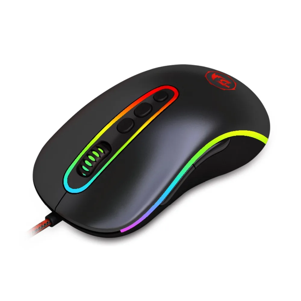 

Redragon M702-2 PHOENIX 10000 DPI RGB Gaming Mouse Customizable 7 Colour 5 Programmable User Modes USB Wired Mice