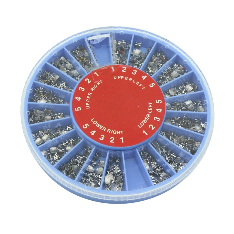 

Стоматологические Ортодонтические металлические скобы, 400 шт./20 комплектов, мини-скобы Roth/MBT 022, держатель для стоматолога, инструменты для базовой сетки