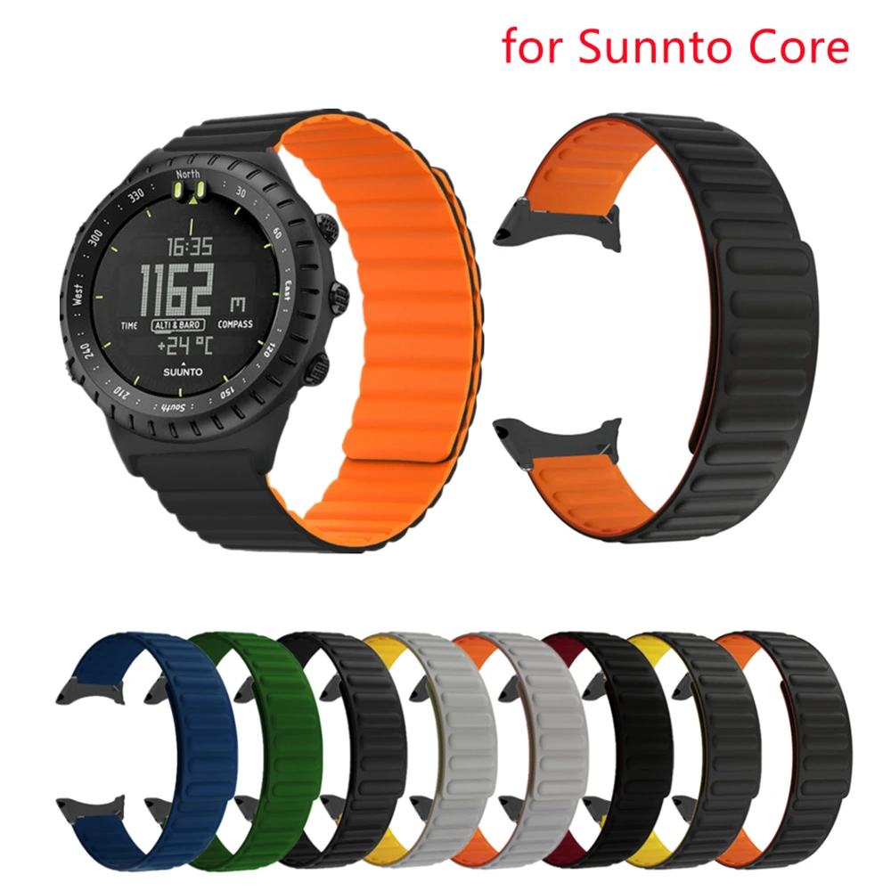 

Силиконовый магнитный ремешок для Suunto Core, сменный ремешок для смарт-часов, браслет для Suunto Core
