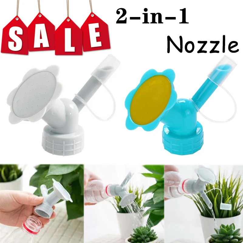 

2-in-1 Watering Sprinkler Nozzle For Flower Waterers Bottle Watering Sprinkler Portable Home Potted Plant Irrigation Sprinkler