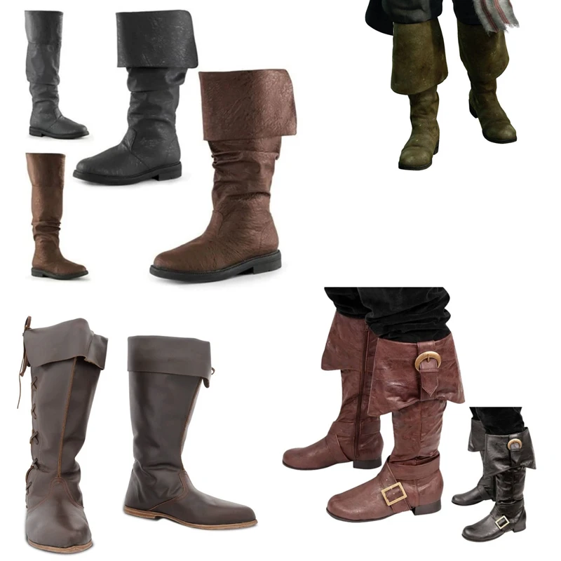 Обувь в стиле аниме Пираты Джек средневековья ботинки для косплея все роли на