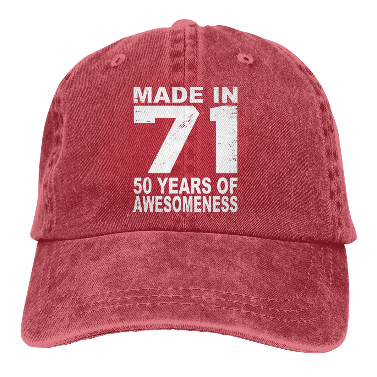 

Made In 71 50 Years Of Awesomeness 1971 Birthday Vintage Baseball Cap Men Born in 1971 Caps colors Women Summer Snapback Caps