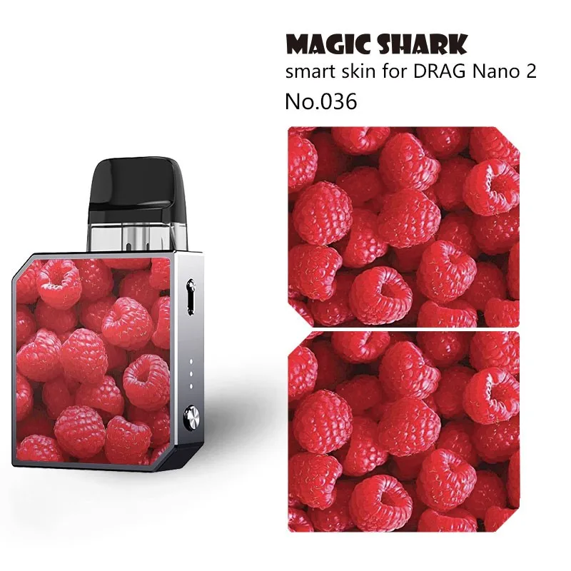 Магический акула 2.5D матовая аниме отпечаток зебры Земля забавная пленка-наклейка для чехла Nano II Voopoo Drag 2 Nano2.