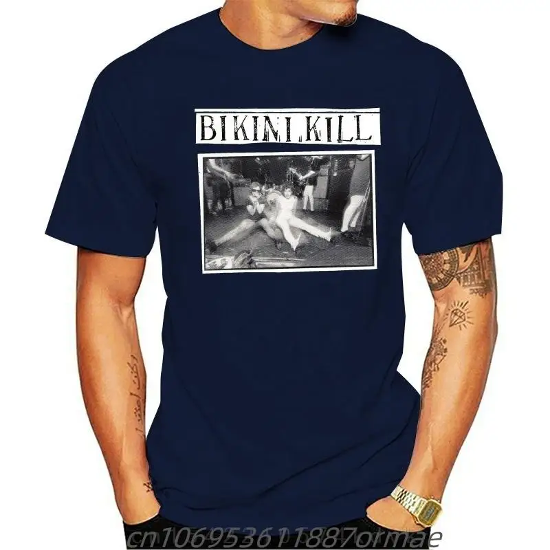 

Kaus бикини Kill 90S Band Punk Rock Hitam Xs 2Xl