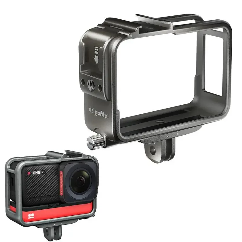 

RS Metal Cage Protective Case Shell Protector Frame Mounting Accessories ForInsta360 One RS Action Panoramic Camera Adapter
