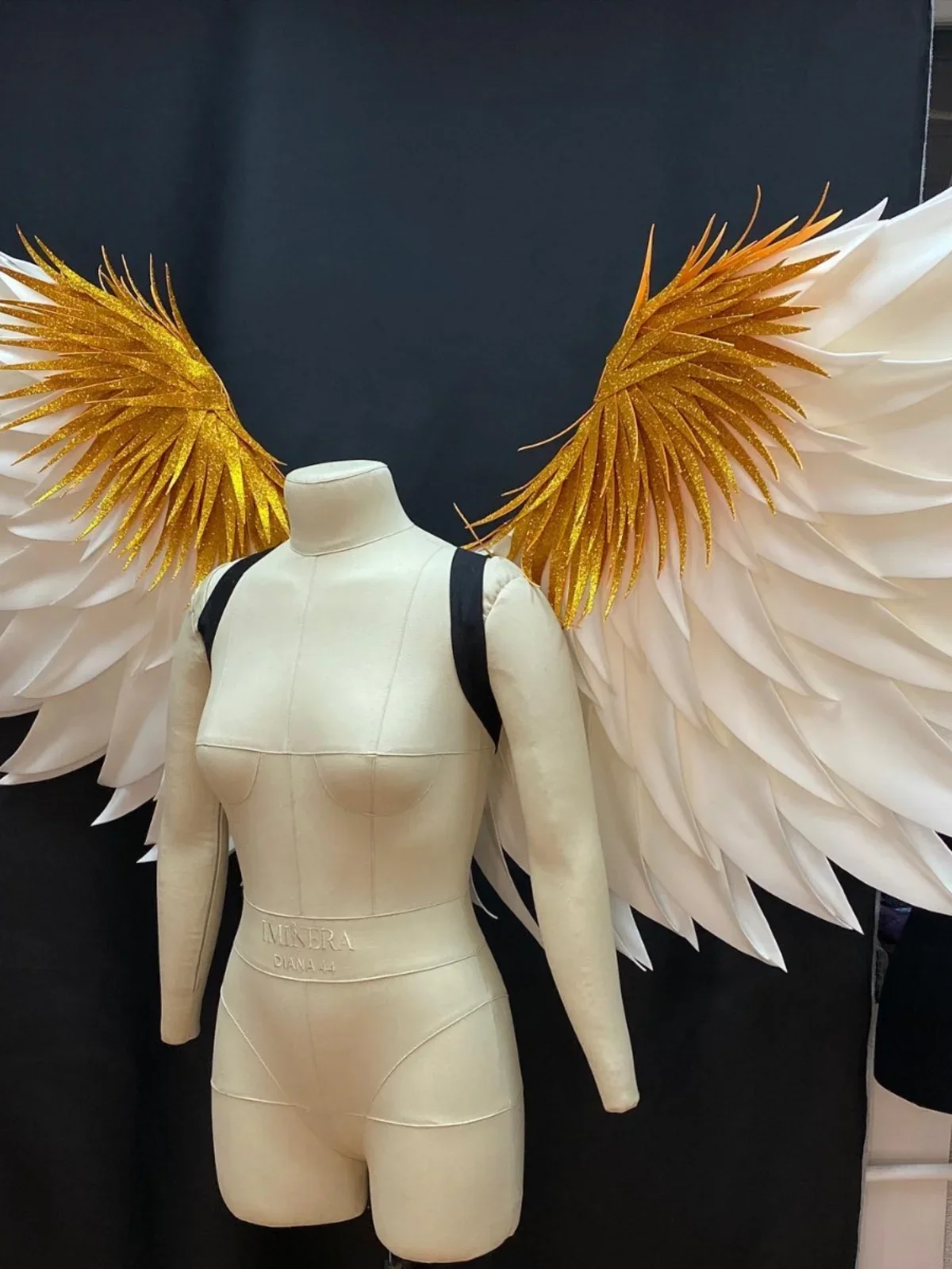 Персонализированные комиксные выставочные большие белые крылья ангела для